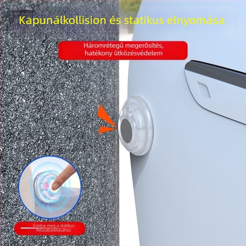 Ajtóvédő panel statikus eliminációhoz — szilikon autóhoz, univerzális