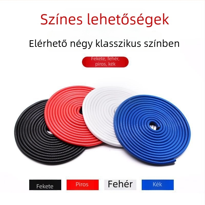 U- alakú autó ajtóélvédő szalag | PVC | Modell: U-shaped | Univerzális kompatibilitás | Testre szabható