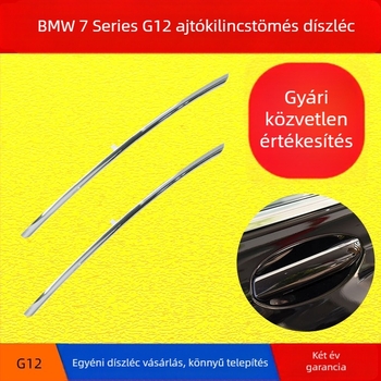 Oukachi ajtókilincs díszléc a BMW 7 Series G12-hez, krómozott felülettel, alkatrész 51217472725