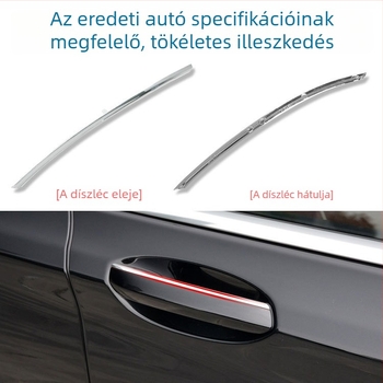 Oukachi ajtókilincs díszléc a BMW 7 Series G12-hez, krómozott felülettel, alkatrész 51217472725