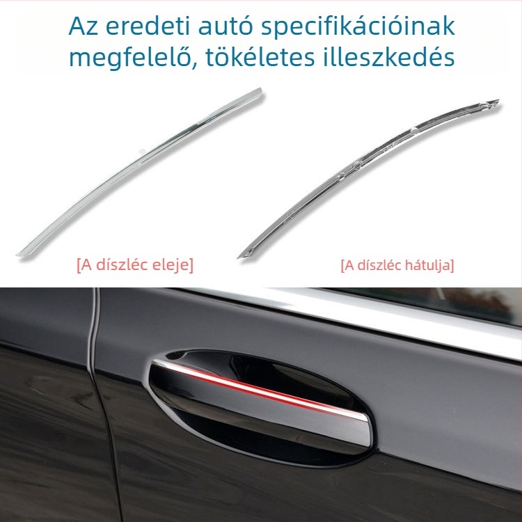 Oukachi ajtókilincs díszléc a BMW 7 Series G12-hez, krómozott felülettel, alkatrész 51217472725