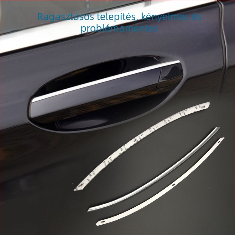 Oukachi ajtókilincs díszléc a BMW 7 Series G12-hez, krómozott felülettel, alkatrész 51217472725