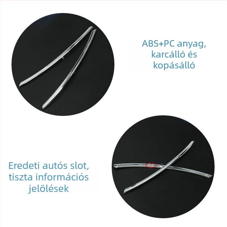 Oukachi ajtókilincs díszléc a BMW 7 Series G12-hez, krómozott felülettel, alkatrész 51217472725
