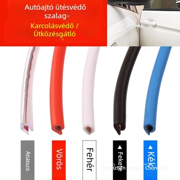 Autó ajtóvédő ütközéscsík - PVC anyag, testre szabható, általános modellekhez megfelelő