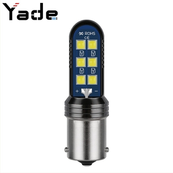 LED autóféklámpa 1157 3030, 12SMD, fényes irányjelző, motorkerékpár hátsó lámpa és tolatólámpa