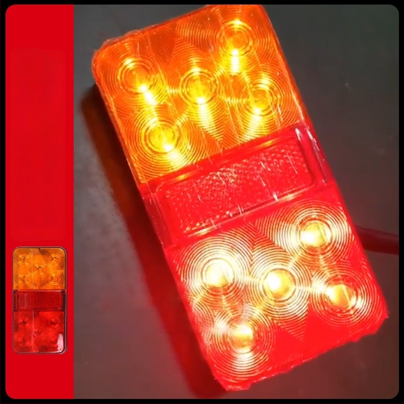 LED hátsó lámpa – 10 LED, 30W, 12–24V, 9800 lm, 30000 h