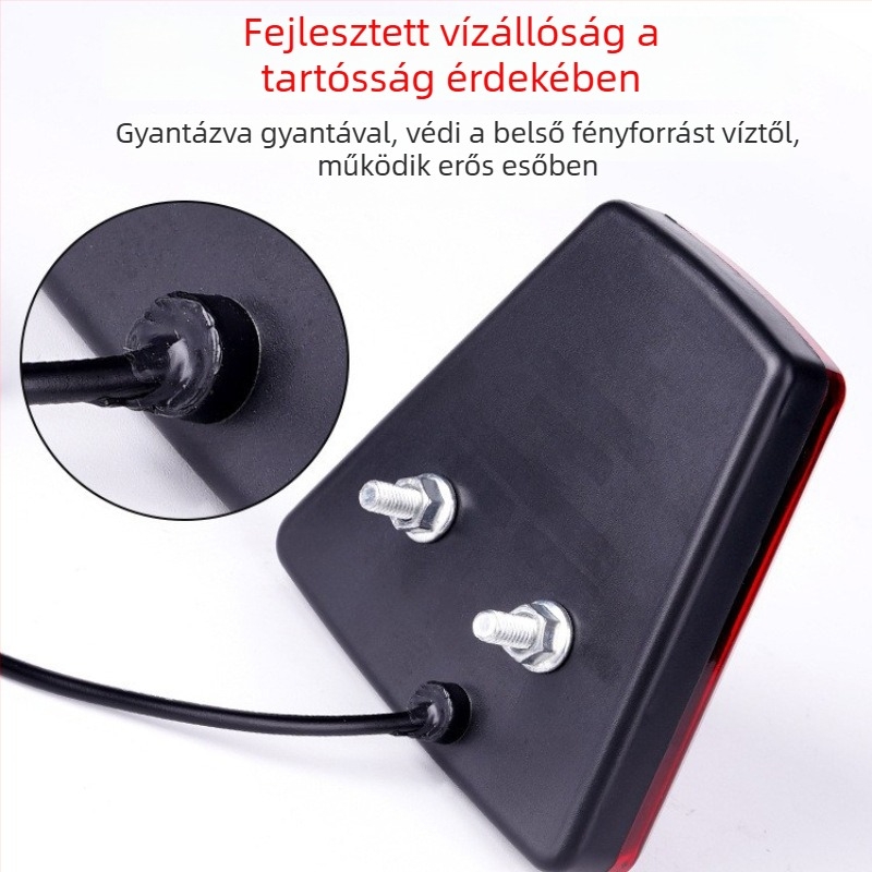 LED féklámpa V- alakú pilótafény, nagy fényerő, 12V, 10W, 2000 lm, 3500K