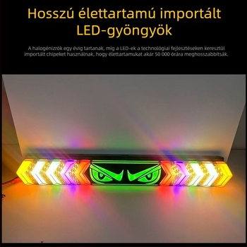 LED hátsó lámpa teherautókhoz és kisbuszokhoz, 24V, fék- és index funkcióval, élettartam 10000 óra