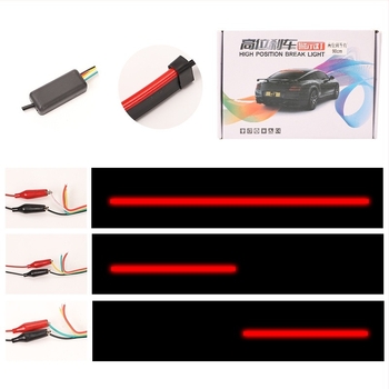 LED fékfény sáv, több üzemmóddal, magas pozíciójú hátsó fény, Modell 0124, 12V, 2835 LED-ek