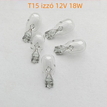 Autóhalogén izzó, 12V, T10/T15/T20, 5000 lm; fékvilágítás, indexvilágítás, hátsó világítás és rendszámtábla világítás