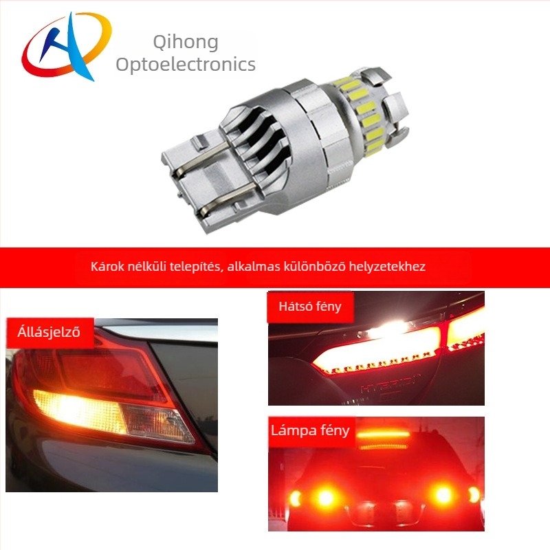 LED féklámpa autóhoz – modell T20 7443 W21/5W; 5W; 10-30V DC; színhőmérséklet 6000–7000K