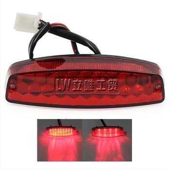 LED hátsó lámpa ATV-hez — motorkerékpár hátsó lámpa, 12V, Modell 110-140, Áram 9