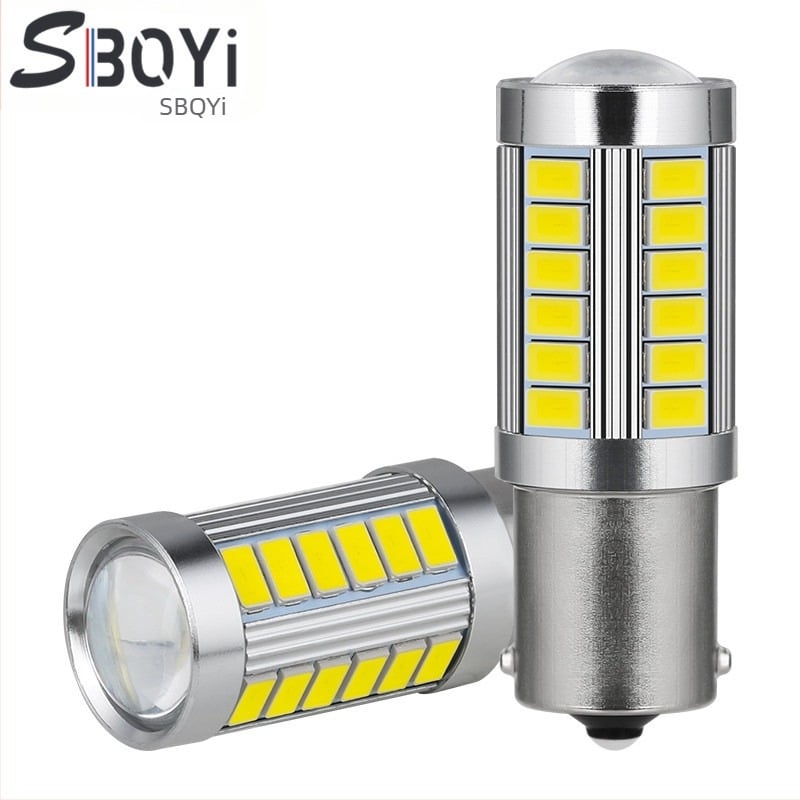 Shangbaiyi 12V LED féklámpa 33 SMD-vel 1156/1157/5730/5630-hoz, indexjelzővel