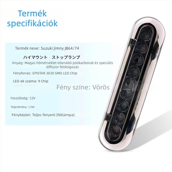 Suzuki Jimny LED féklámpa — 3030 LED fényforrás, 5W, 12V, 50 000 óra élettartam