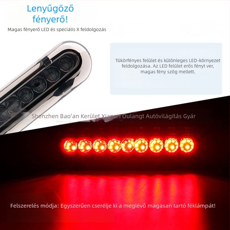 Suzuki Jimny LED féklámpa — 3030 LED fényforrás, 5W, 12V, 50 000 óra élettartam