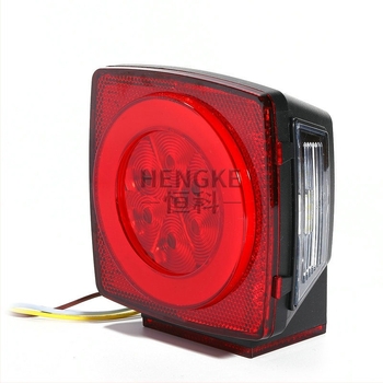 TC-21 LED hátsó lámpa teherautók és pótkocsik számára, 12V, 41×0,2W 5050SMD LED-ek