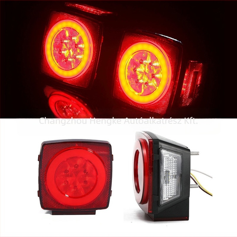 TC-21 LED hátsó lámpa teherautók és pótkocsik számára, 12V, 41×0,2W 5050SMD LED-ek