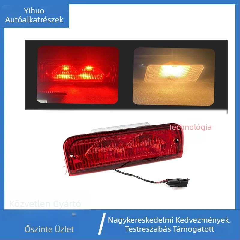 Magas helyzetű féklámpa Ford E-150/E-250-hez – modellek: 6C2Z13A613B, F2UZ13A613B, XC2Z13A613BA, 923-290; 12V, 55W