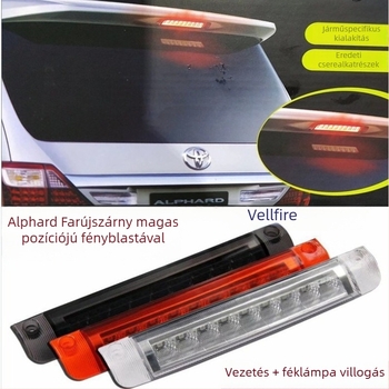 LED féklámpa az ELFA 3.0 sorozathoz, modell 722, 12V, 1W, 800-1000 lm, élettartam 50 000 óra