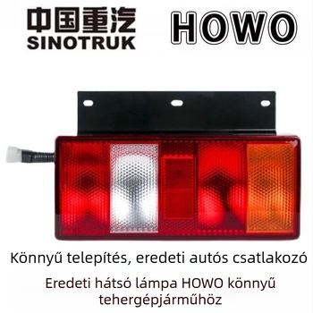 Sinotruk Howo könnyű teherautó hátsó lámpa készlet fék- és indexfénnyel, Commander Warrior modellhez, vaslemez