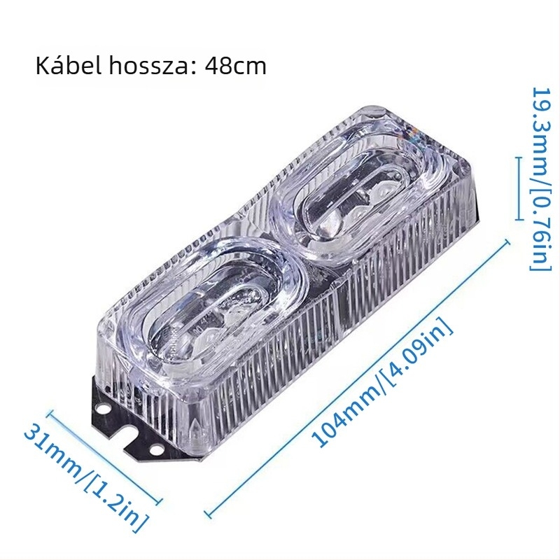 CS-616B1 LED hátsó lámpa 9-80V járművekhez, 550 lm, 2 W, 5000 h élettartam