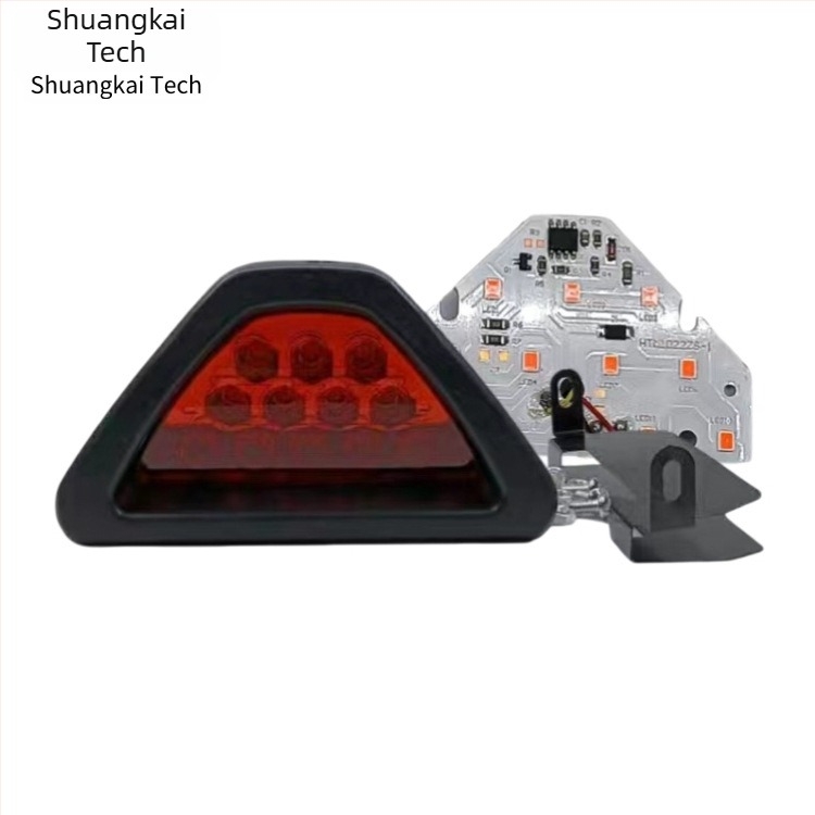 Universális 12V LED autófék lámpa intenzív villanó figyelmeztetéssel