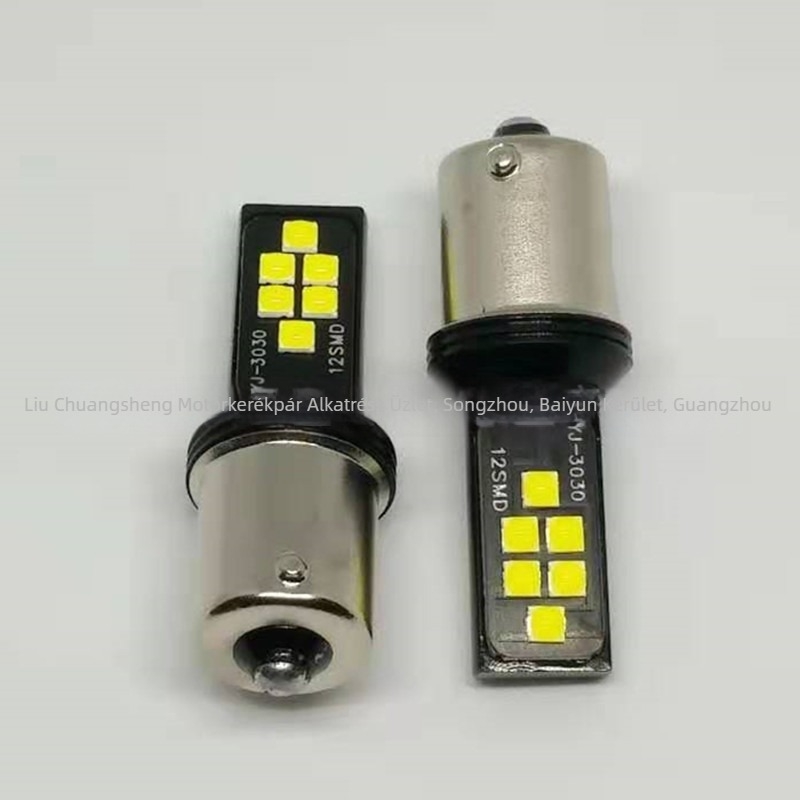 LED 3030, modell 1156, 12V 12W, 6000K – autóhátsó visszajelző fény, fék és index jelzőfény