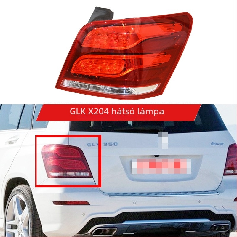Mercedes-Benz GLK X204 hátsó lámpák, modell 008, alumínium ötvözet, magas sűrűségű lemez és PVC, testreszabható feldolgozás