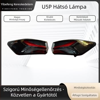 BAIC U5 Plus hátsó kombi lámpa – fék- és tolató fények, 12V, műanyag, alkatrészszám A00107538/A00107539, kompatibilis BAIC U5 Plus