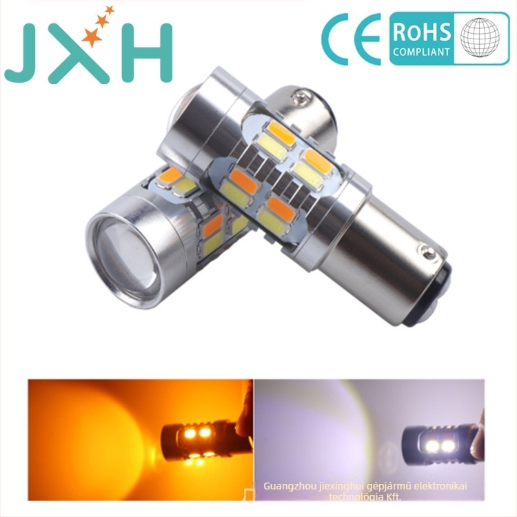 BAY15D 1157 LED izzó autóhoz, 12V, 5W, 20x5630 SMD, féklámpa és index