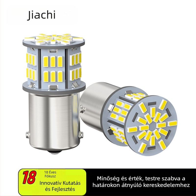 Autó LED irányjelző lámpa 1156-3014-54w, 2.29W, 12-24V, 3014SMD, kompatibil a legtöbb autón