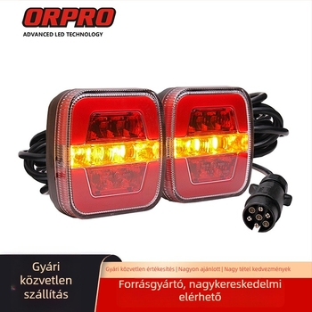 Autóhátsó lámpa ORPRO ABS+PC 12-24V Modell 5006-2MG Kompatibilis van, teherautó, utánfutó és lakókocsi