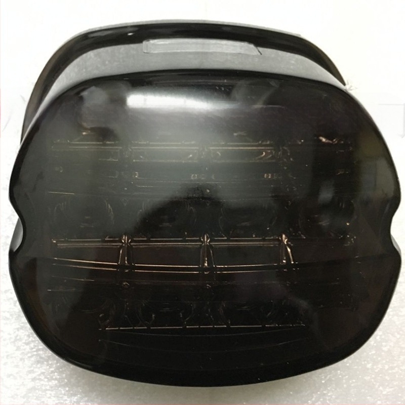LED hátsó lámpa Harley-motorkerékpárhoz, BGW modell, 12V, műanyag ház