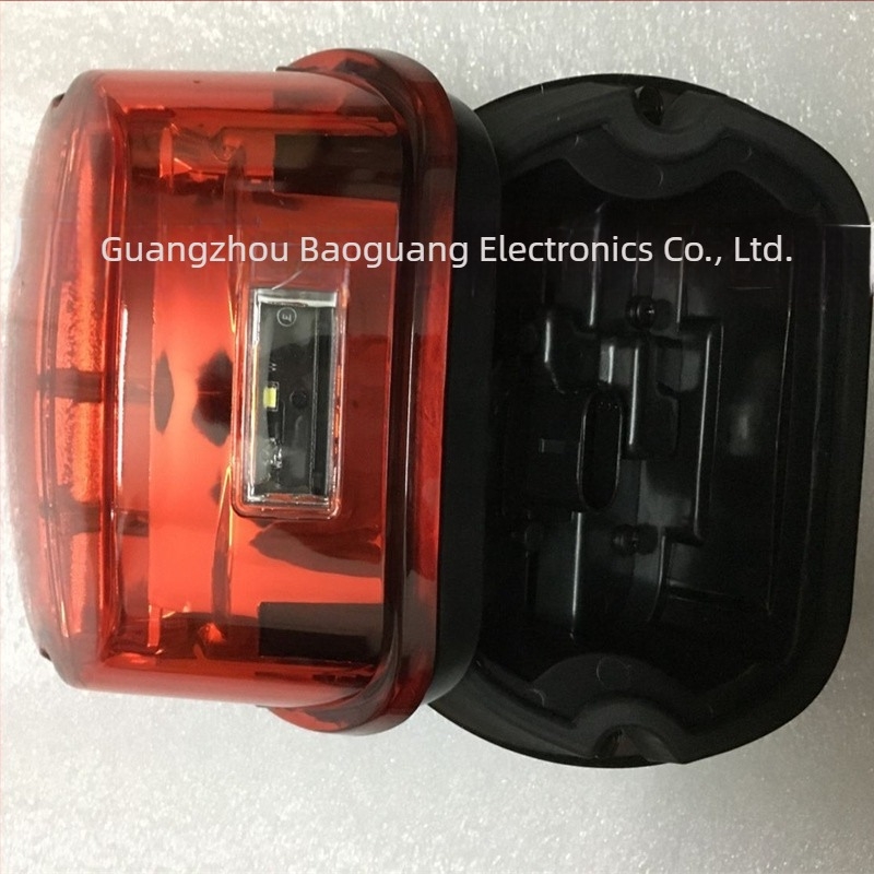 LED hátsó lámpa Harley-motorkerékpárhoz, BGW modell, 12V, műanyag ház