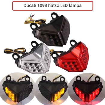 Ducati 1098 hátsó LED lámpa fényjelzővel és féklámpával, 2007–2008 modell