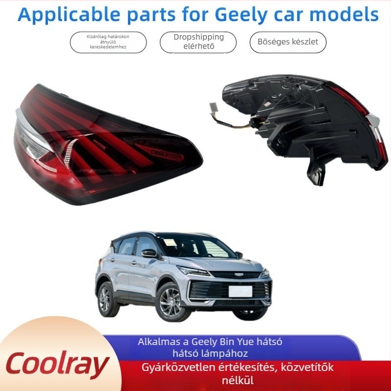 Geely Binyue (Coolray) jobb oldali hátsó lámpa, 19–25 modellhez, 36-es teljesítmény, standard feszültség, alkatrész szám 705752590088910263
