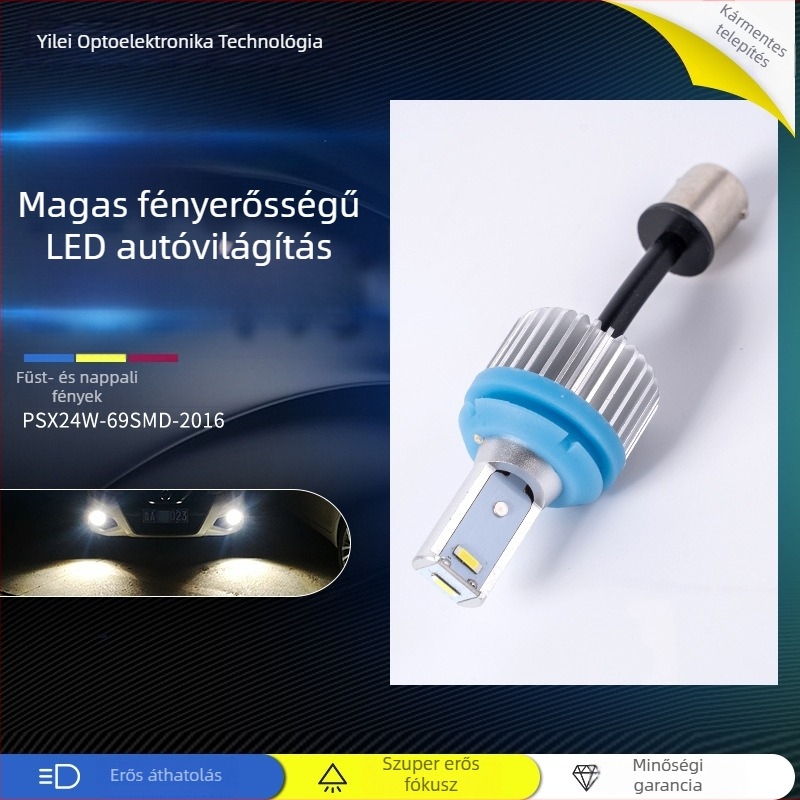 LED irányjelző és féklámpa 1156-2SMD-1860, 9W, 10-30VAC, 6000-6500K, 50000h