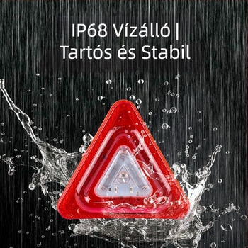 LED hátsó lámpa teherautókhoz, pótkocsikhoz és félpótkocsikhoz – 12-24V, műanyag