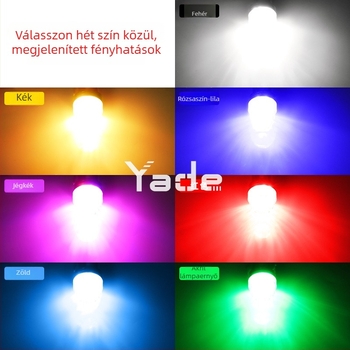 LED fékfény motorkerékpárokhoz és autókhoz, 12V, 9×2835 SMD, 300 lm, 7000–8000K, modell Bullet 3D, lencsés kivitel, méret 40×20 mm