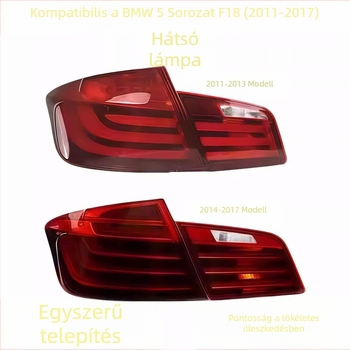LED hátsó lámpa BMW 5 Series F18-hoz, 12V, standard teljesítmény, hátsó fény és tolató világítás