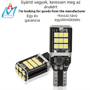 Autó LED fék- és irányjelző lámpa, nagy fényerő, 24SMD 3030 LED-ek, T20, tolató fény