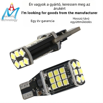 Autó LED fék- és irányjelző lámpa, nagy fényerő, 24SMD 3030 LED-ek, T20, tolató fény