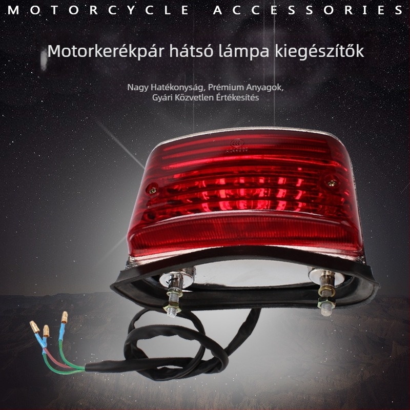 Honda motorkerékpár hátsó lámpa – Strada 7 Racing, CA250 Big Eagle King Storm Prince