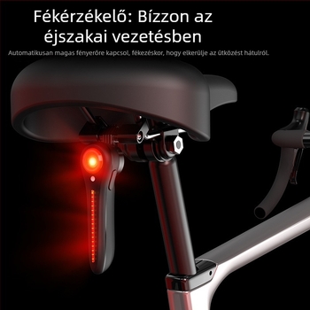 Spolite T24 – MTB hátsó fény fékhez, újratölthető, út- és hegyi kerékpározáshoz
