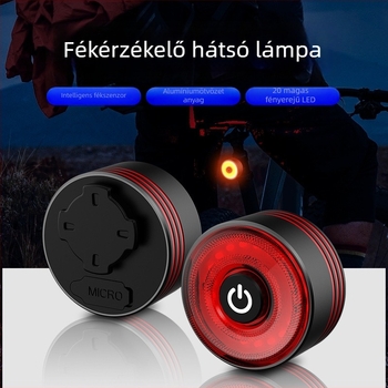 MANGELEYES Fék-szenzoros hátsó lámpa terepkerékpárhoz — alumíniumötvözet, testreszabható