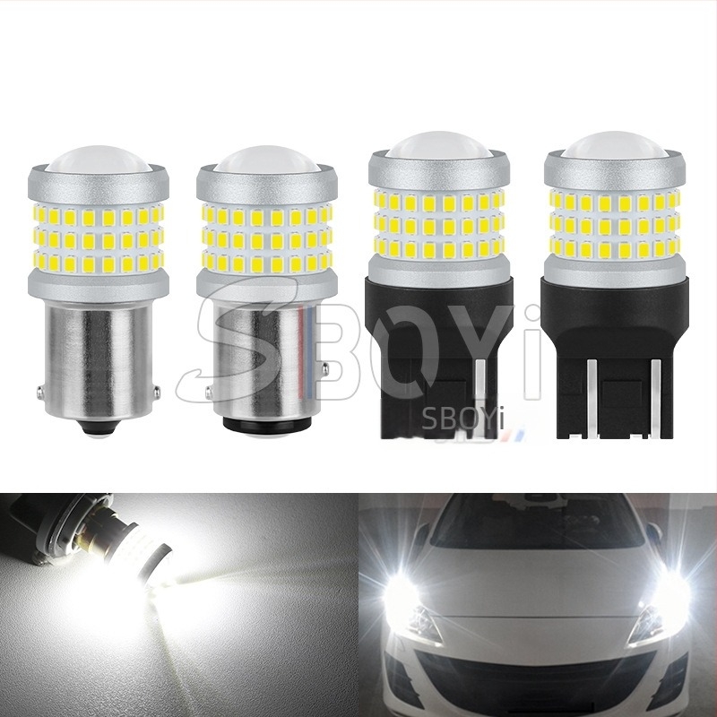 Féklámpa 1156/1157/7440/7443, 69 SMD LED, 8.6W, 8-80V, élettartam 50 000 óra, hátramenet és index