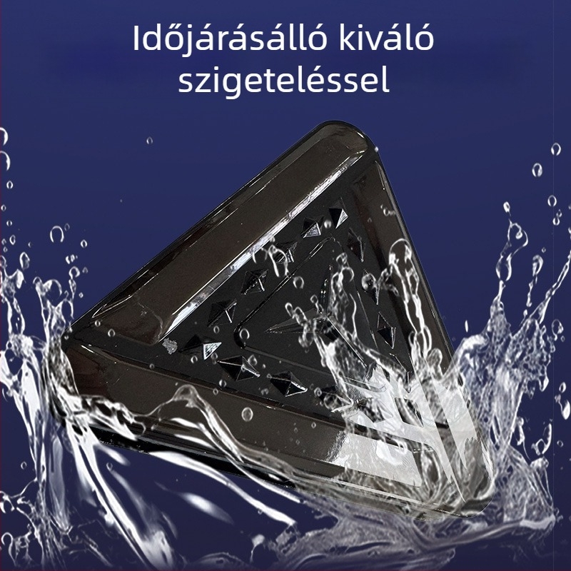 Háromszög alakú LED hátsó lámpa teherautókhoz – háromszínű figyelmeztető fény, nagy fényerő a hátsó fényhez
