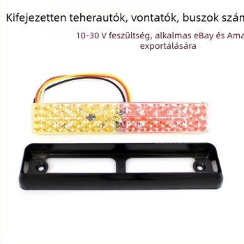 LED hátsó lámpa teherautóhoz/ utánfutóhoz, modell Ng-ry24-04, 10-30V, 2W, F3 Piranha LED fényforrás