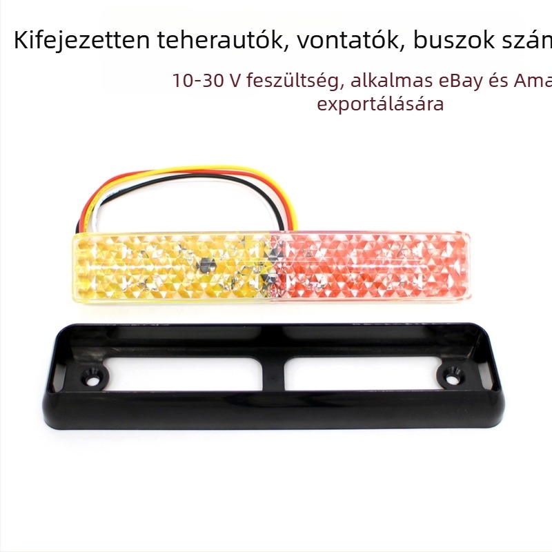 LED hátsó lámpa teherautóhoz/ utánfutóhoz, modell Ng-ry24-04, 10-30V, 2W, F3 Piranha LED fényforrás