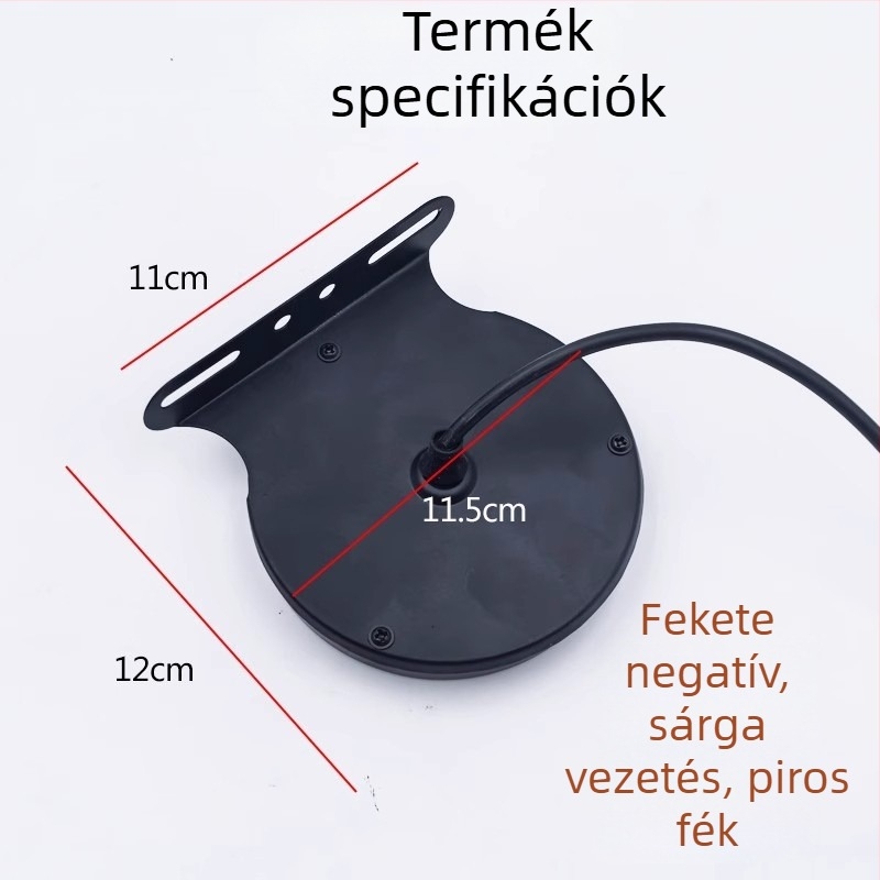 Kamion LED hátsó lámpa strobo üzemmóddal, 12-24V, 3000 lm, 2800K, vízálló